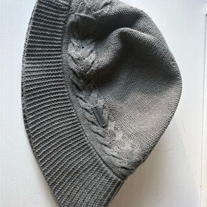 Kangol Charcoal Cable Knit Hat